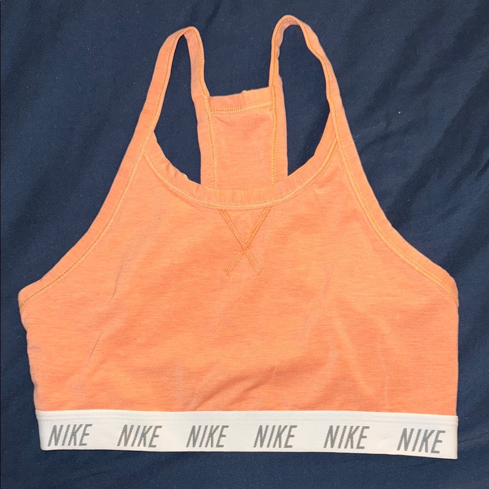 Nike Women's Vibrant Orange Sports Bra